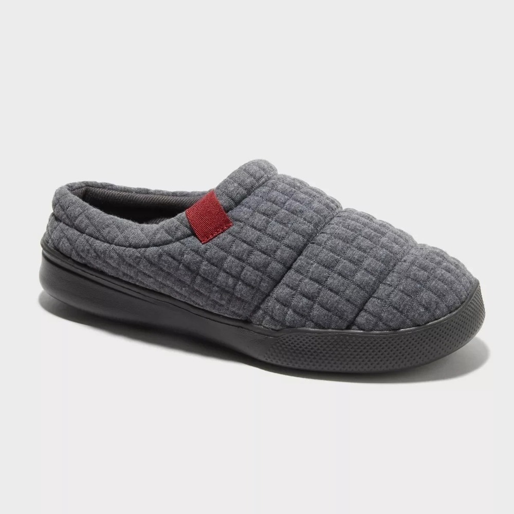 Men's Dearfoams Dluxe Julien Clog Slippers Gray Size 13/14 XL New With Tags